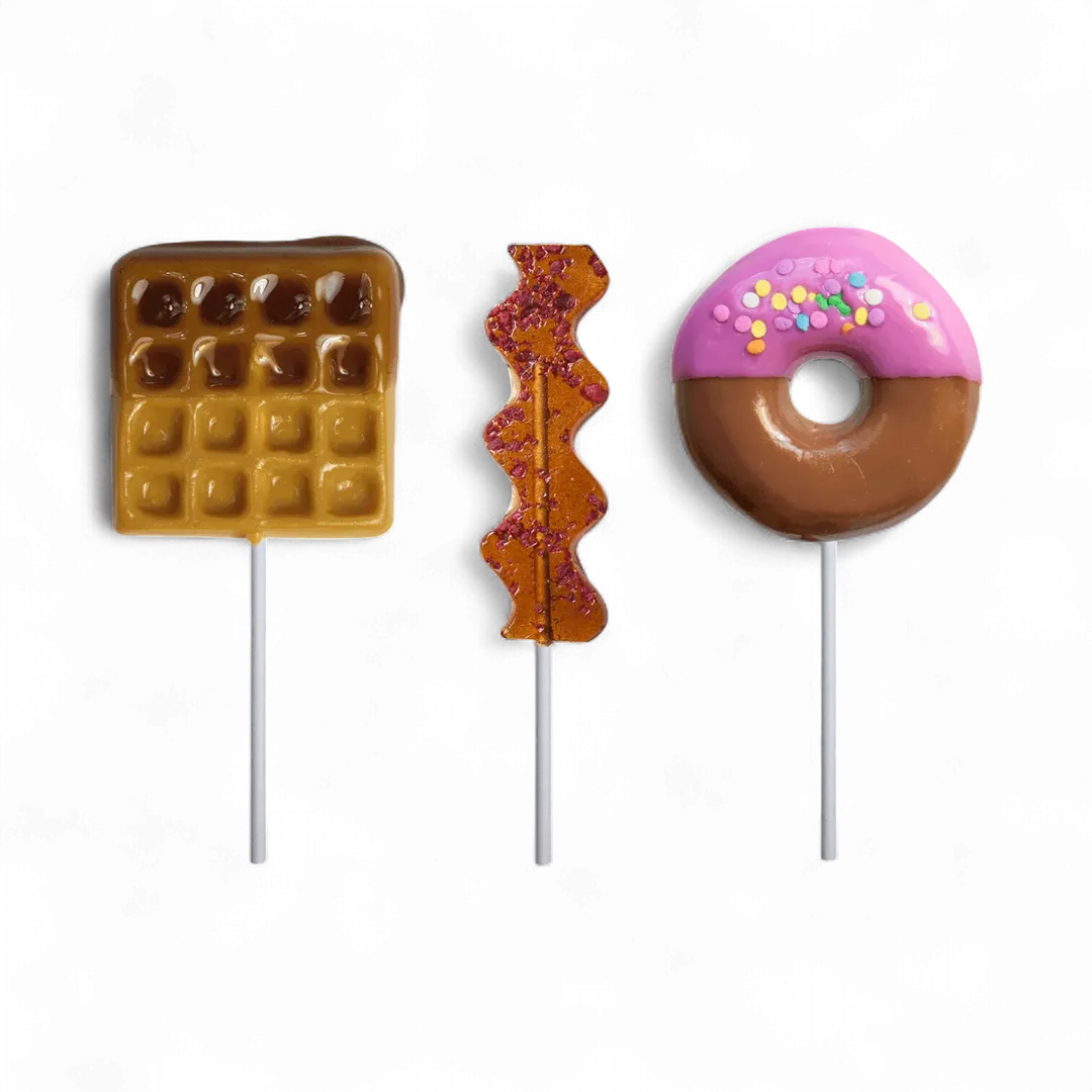 Breakfast Lollipops - Assorted 4ct Gift Box