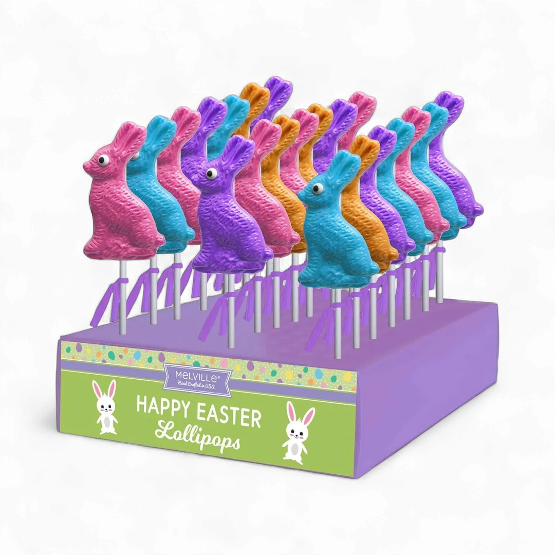 Bunny Profile Lollipops - Assorted
