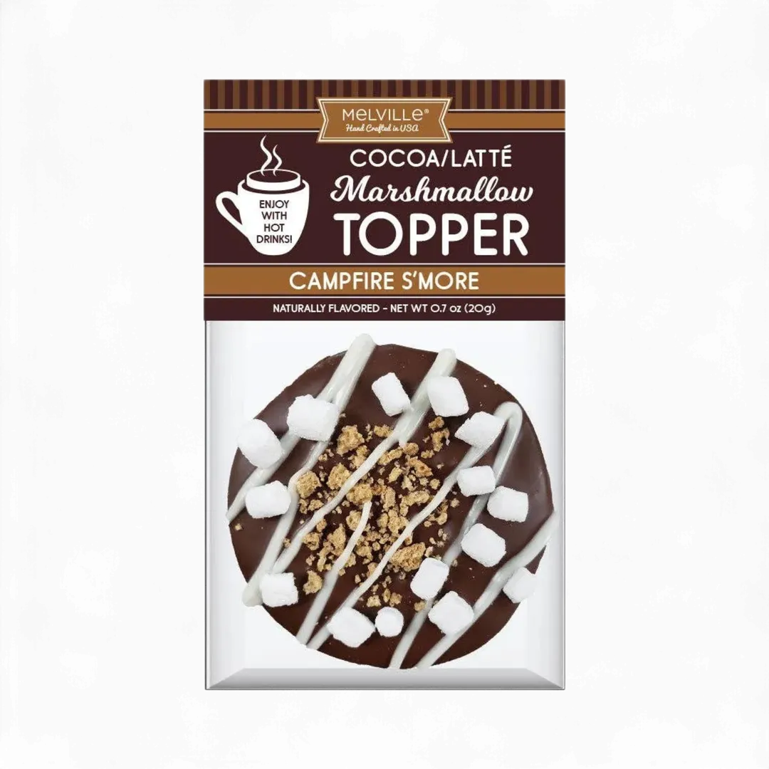 Campfire S'more Marshmallow Toppers
