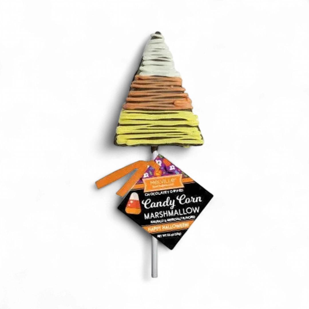 Candy Corn Marshmallow Pops