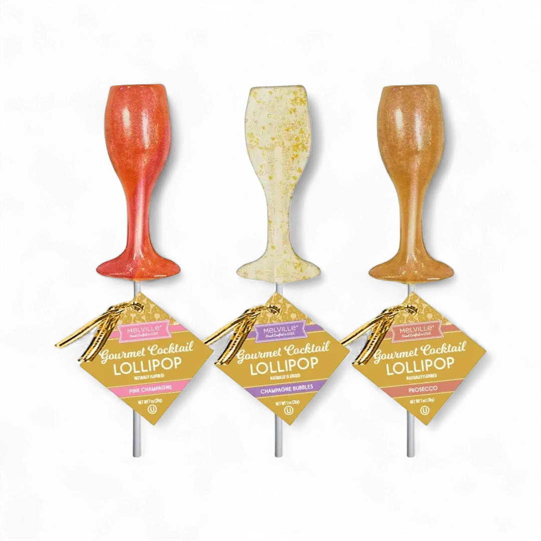 Champagne Flute Lollipops - Assorted