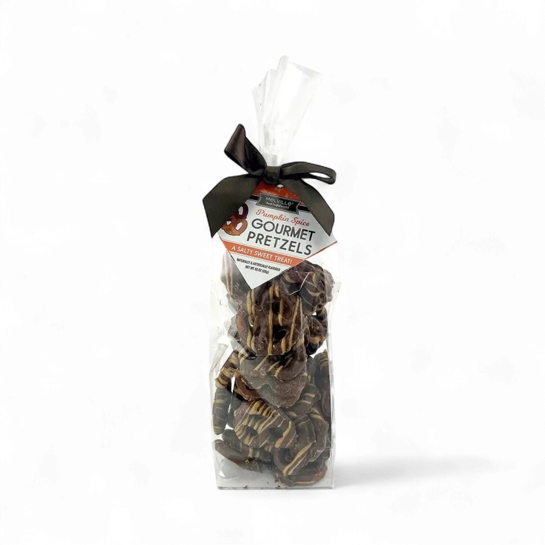Chocolatey-Coated Pretzels - Pumpkin Spice