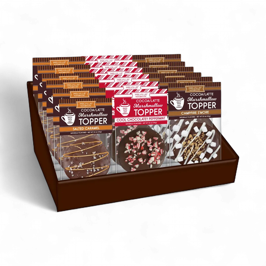 Chocolatey-Dipped Marshmallow Toppers - Assorted