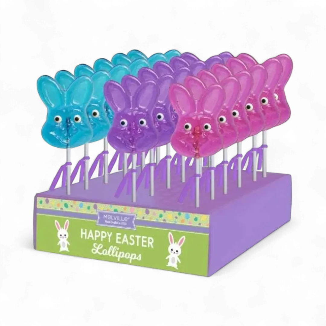 Chubby Bunny Lollipops - Assorted Colors