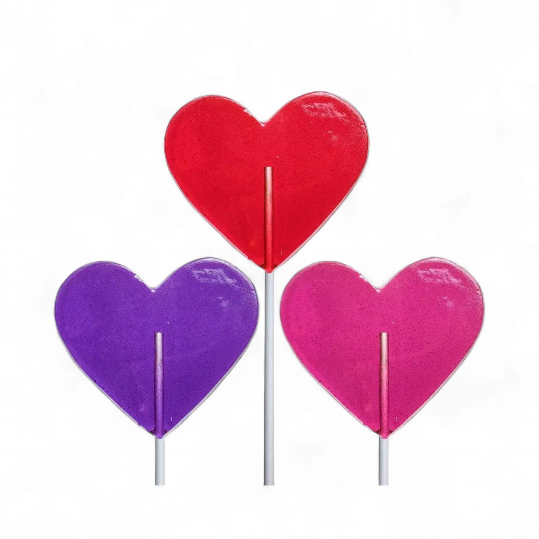 Classic Heart Lollipops - Assorted