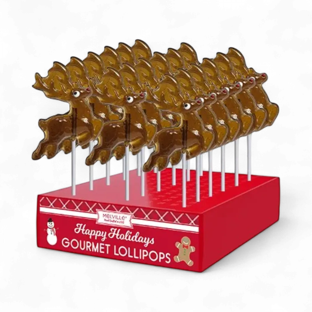 Classic Reindeer Lollipops