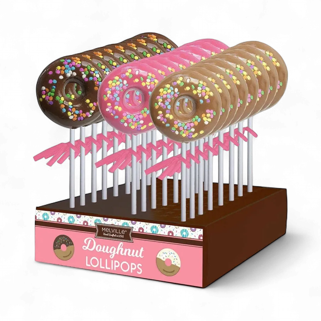 Confetti Doughnut Lollipops - Assorted