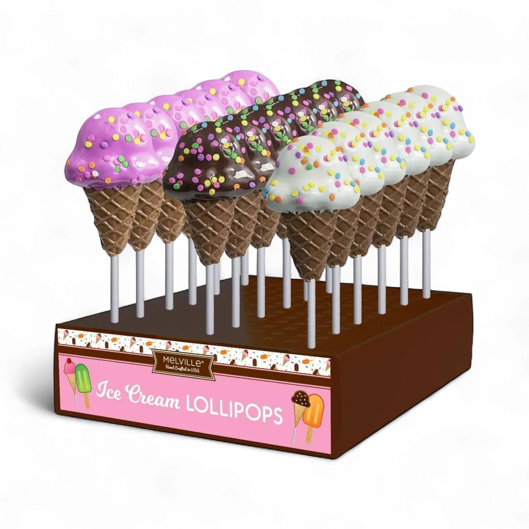 Confetti Ice Cream Lollipops - Assorted
