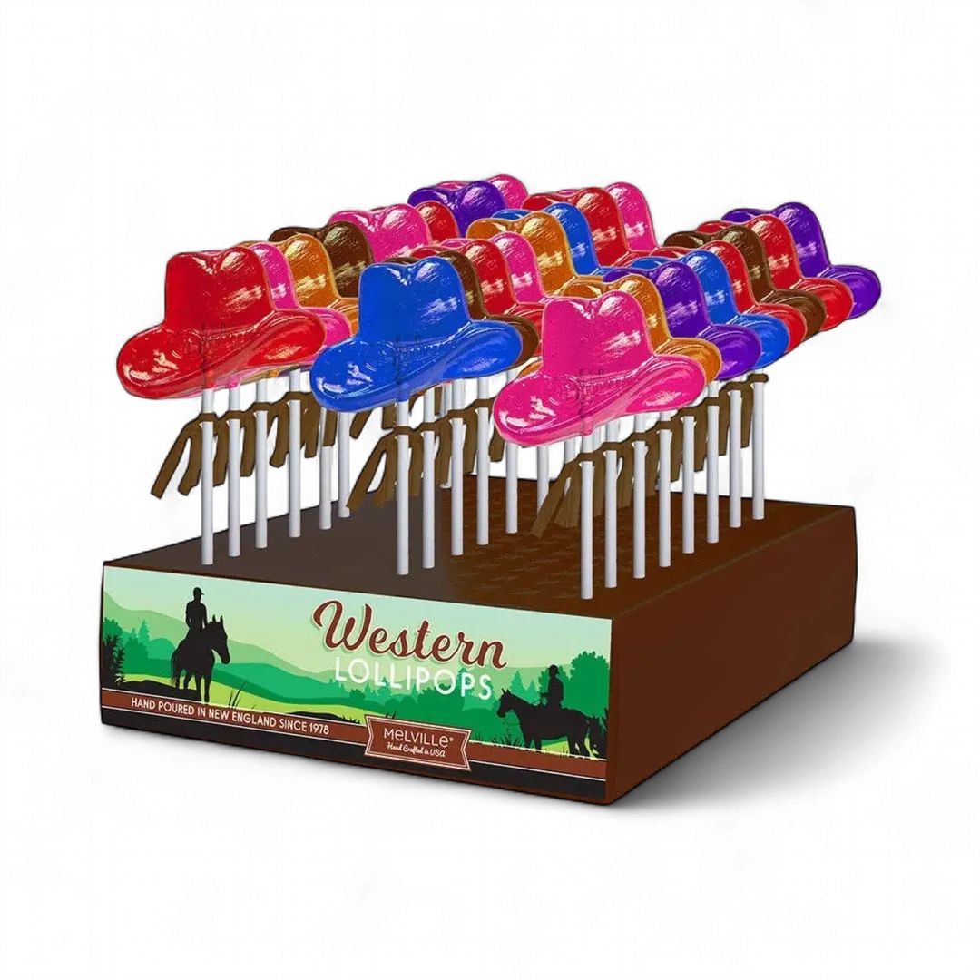 Cowboy Hat Lollipops - Assorted