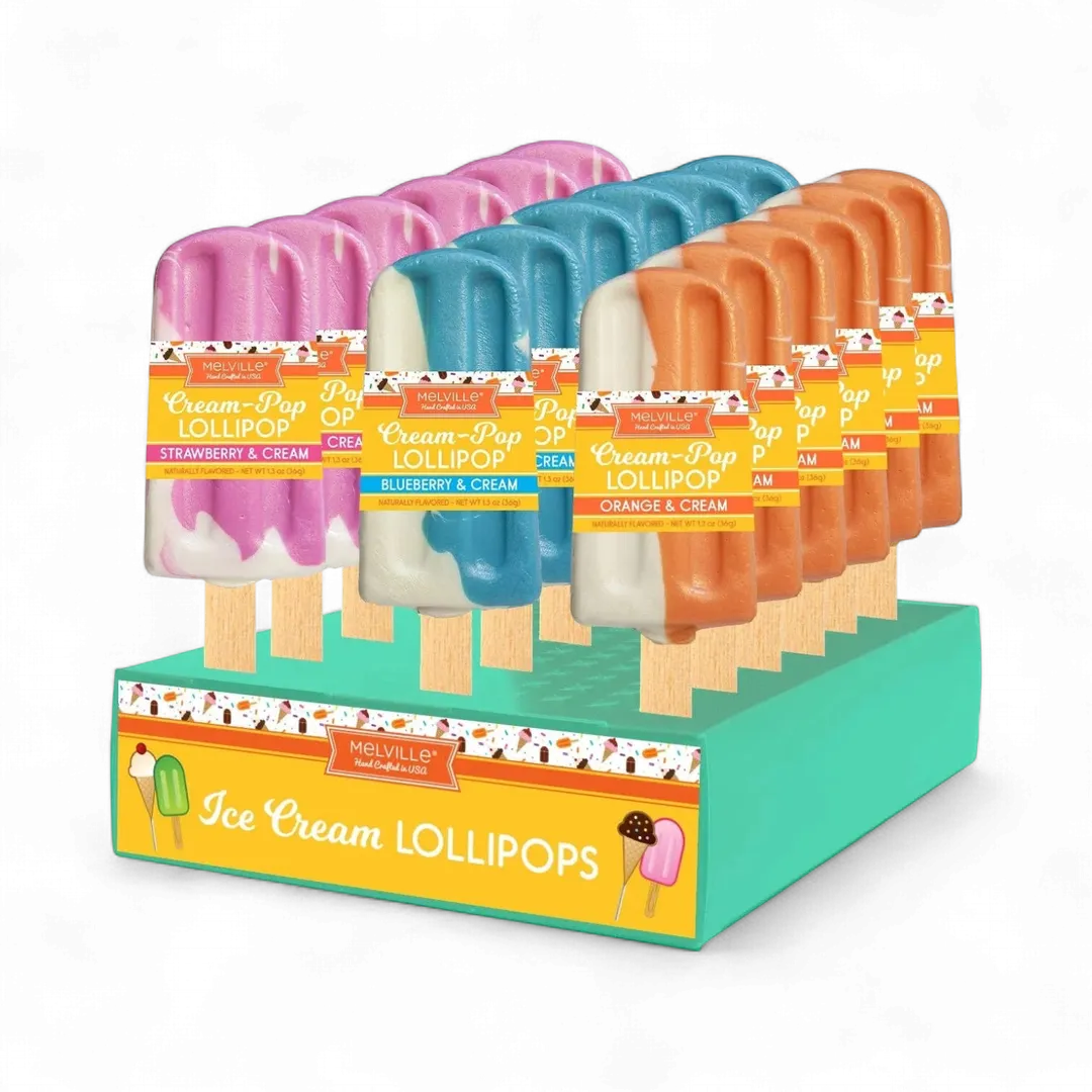 Cream-Pop Lollipops - Assorted