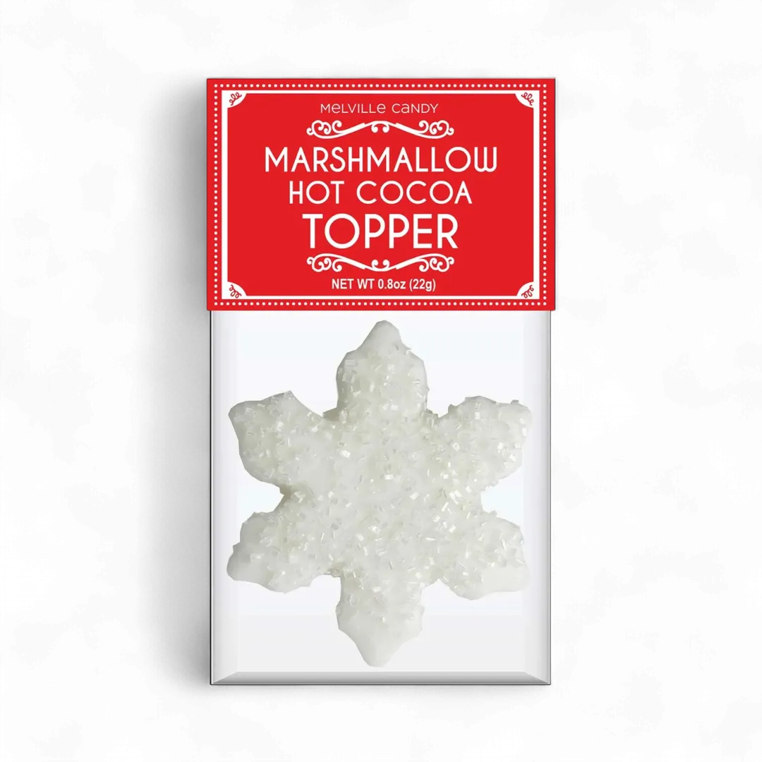 Crystal Snowflake Marshmallow Toppers