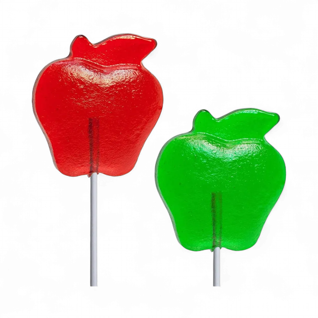 Fall Apple Lollipops - Red & Green