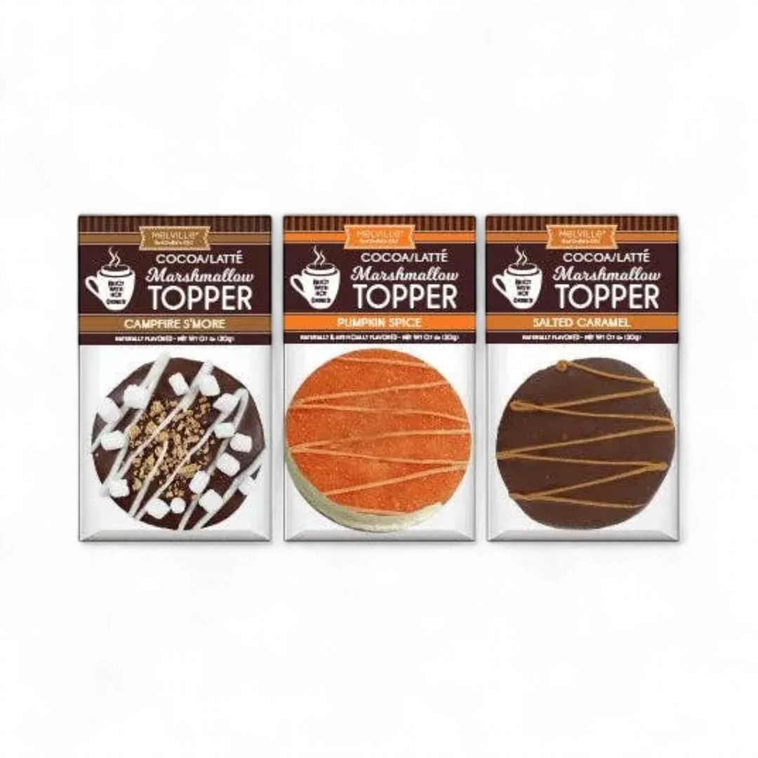 Fall Chocolatey-Dipped Marshmallow Toppers - Assorted