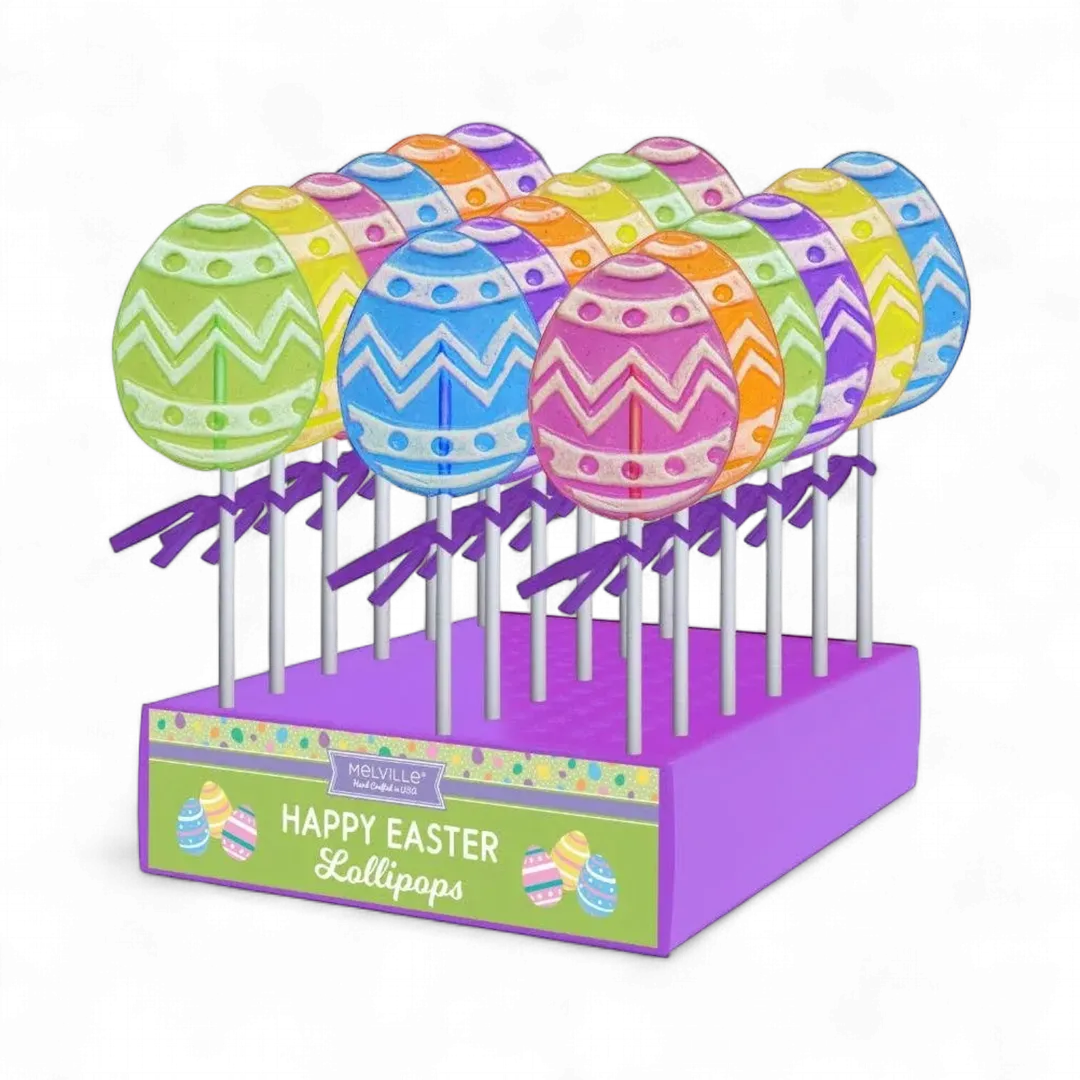 Frosted Egg Lollipops - Assorted