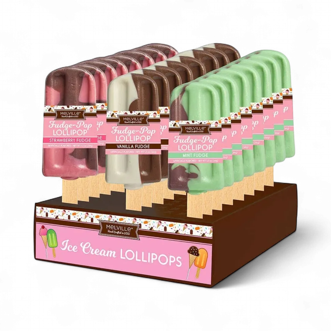 Fudge-Pop Lollipops - Assorted