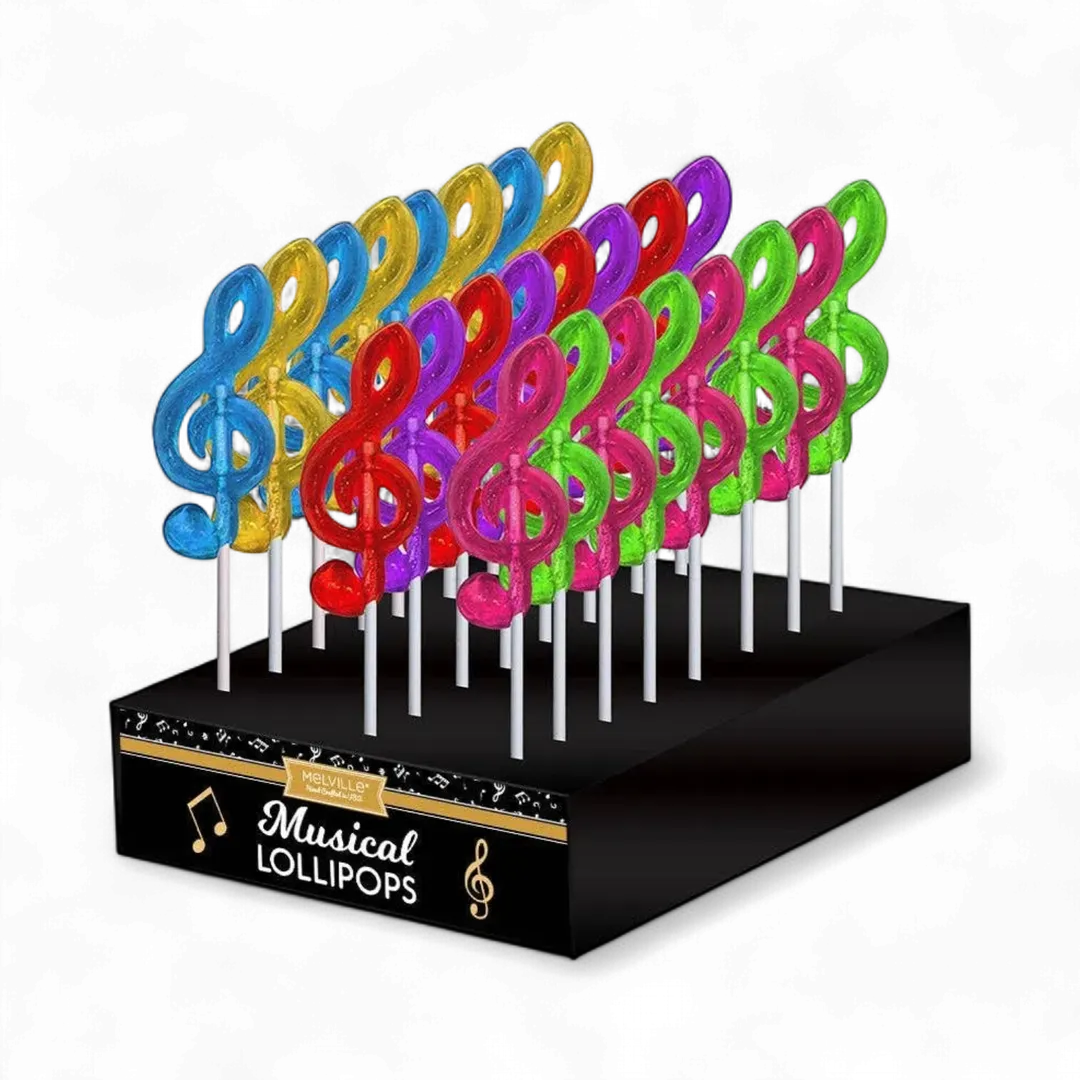 G Clef Music Note Lollipops - Assorted