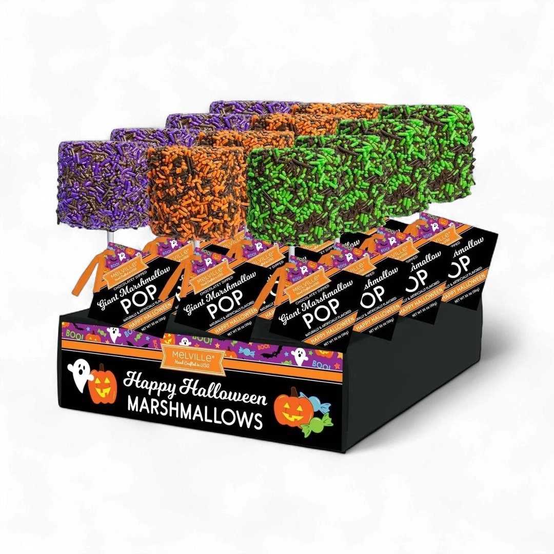 Giant Marshmallow Pops - Assorted Halloween