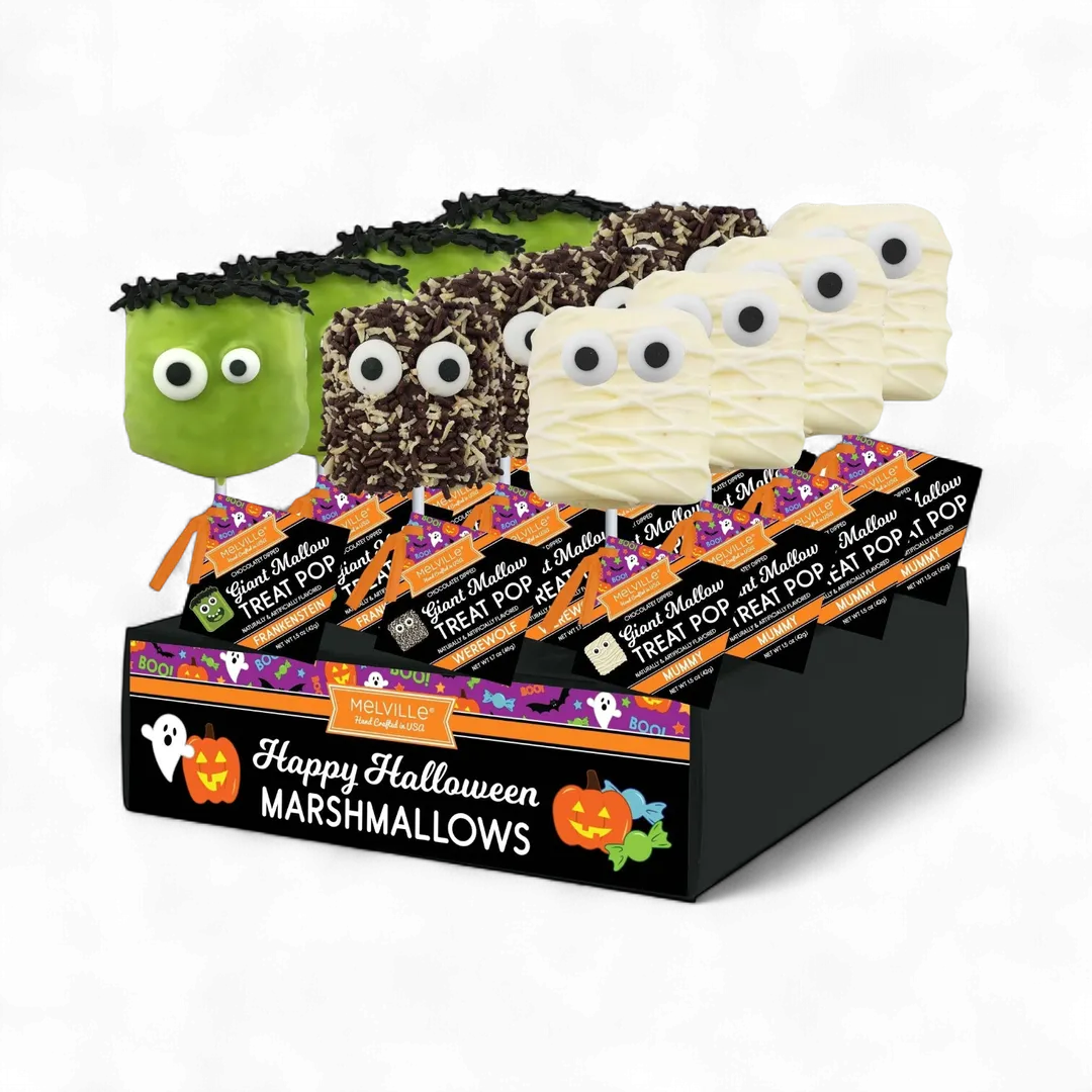 Giant Marshmallow Pops - Assorted Halloween Creatures