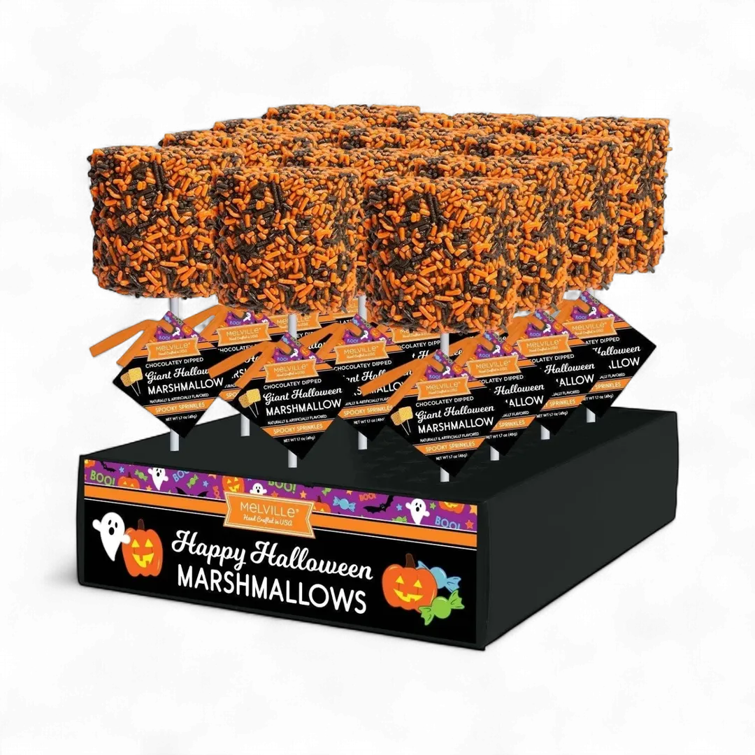 Giant Marshmallow Pops - Halloween Sprinkle