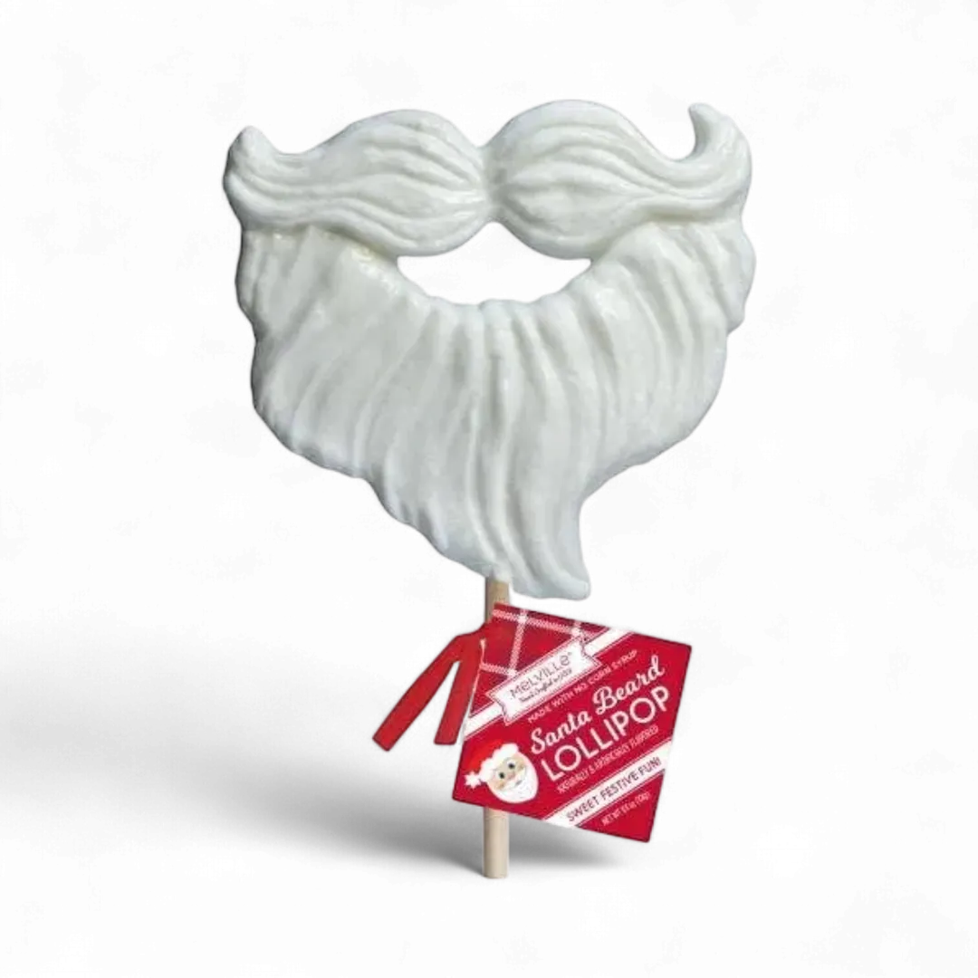 Giant Santa Beard Mask Lollipops