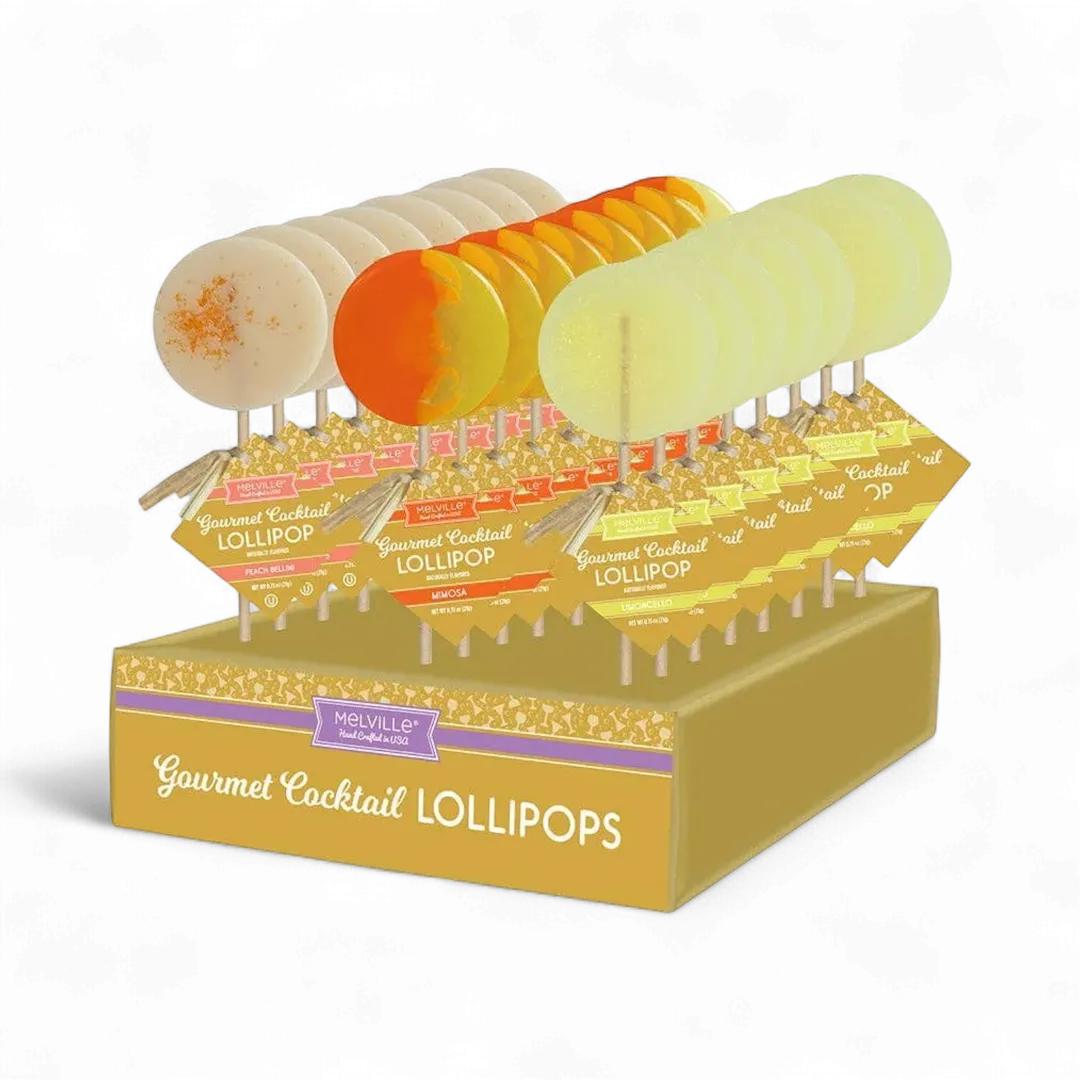 Gourmet Cocktail Lollipops - Assorted
