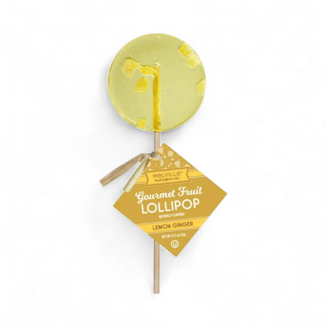 Gourmet Fruit Lollipops - Ginger Lemon