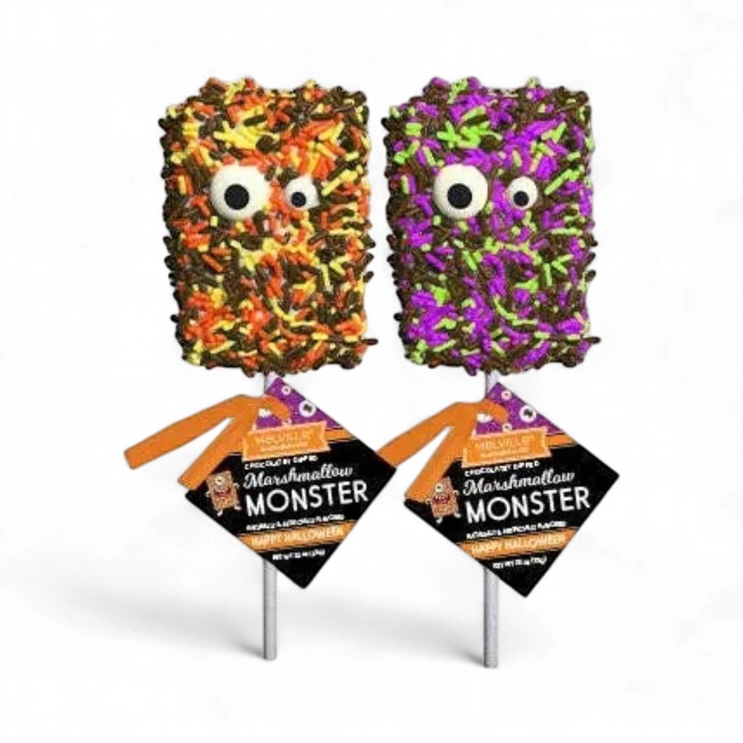 Halloween Monster Sprinkle Marshmallow Pops - Assorted