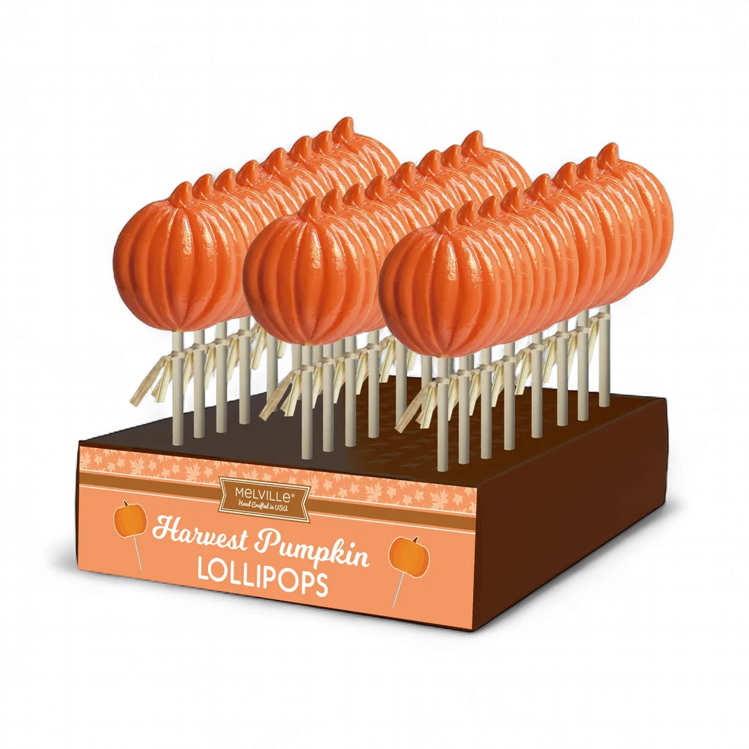 Harvest Pumpkin Lollipops