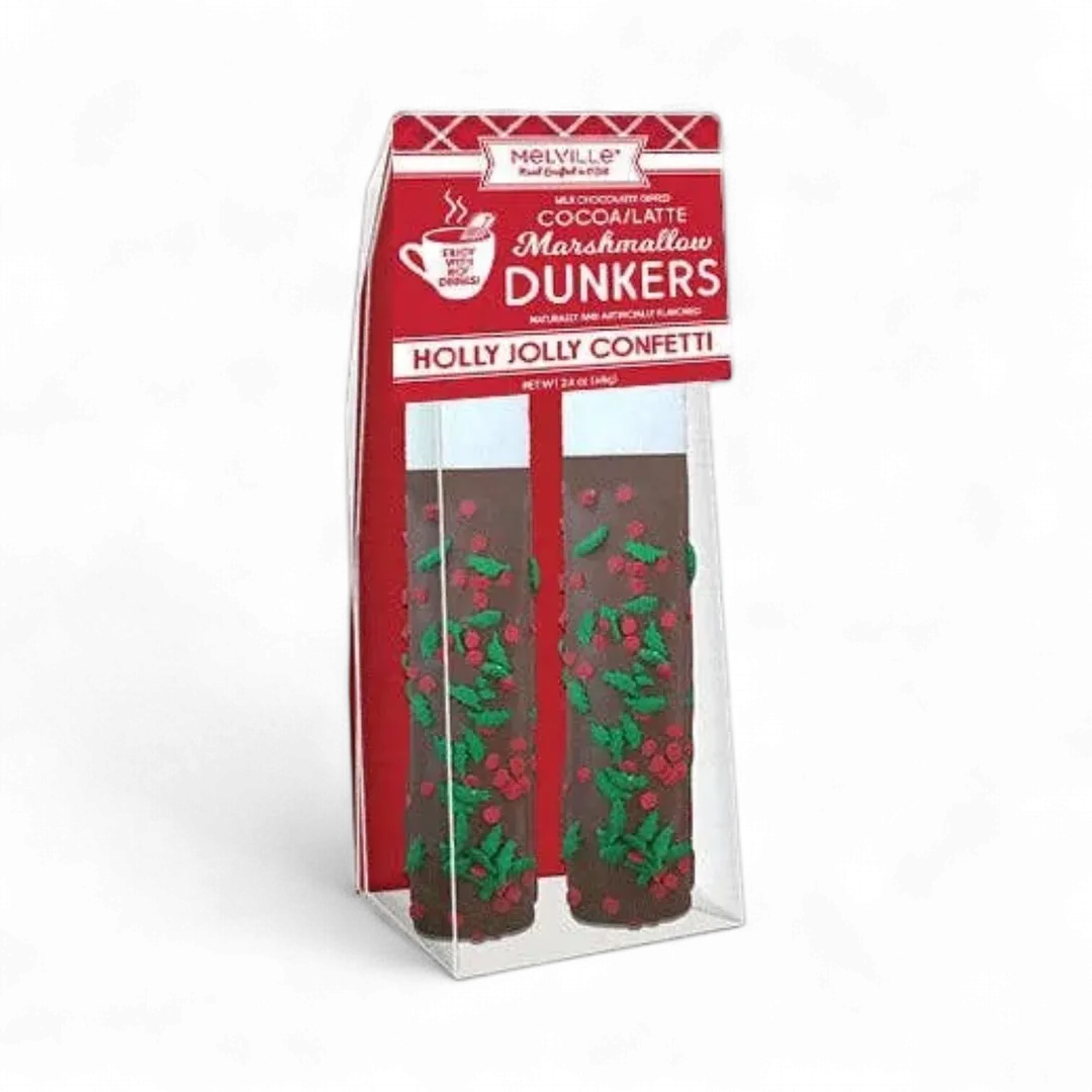 Holly Confetti Marshmallow Dunkers