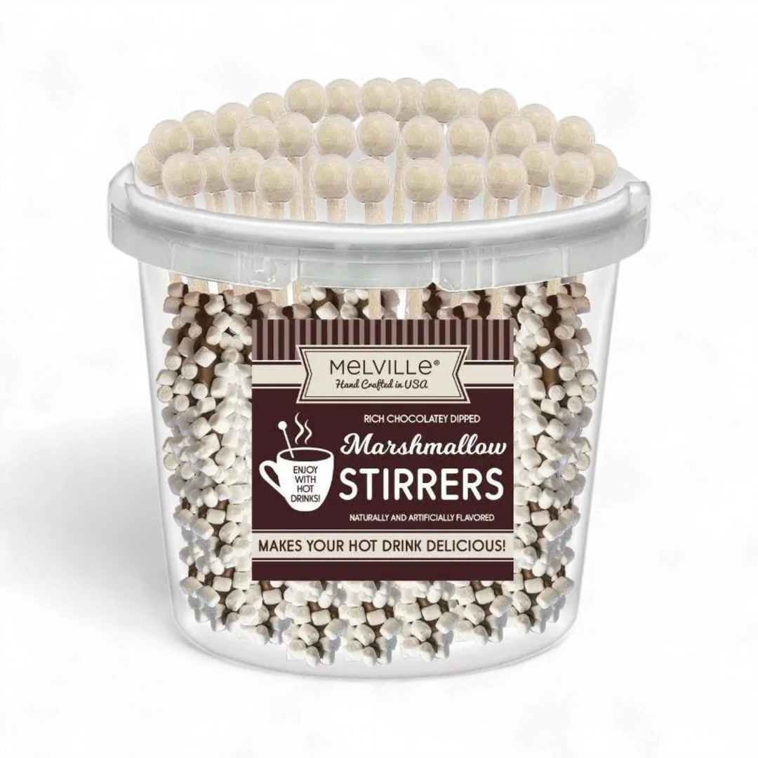 Hot Cocoa Stirrers - 8ct Cylinder