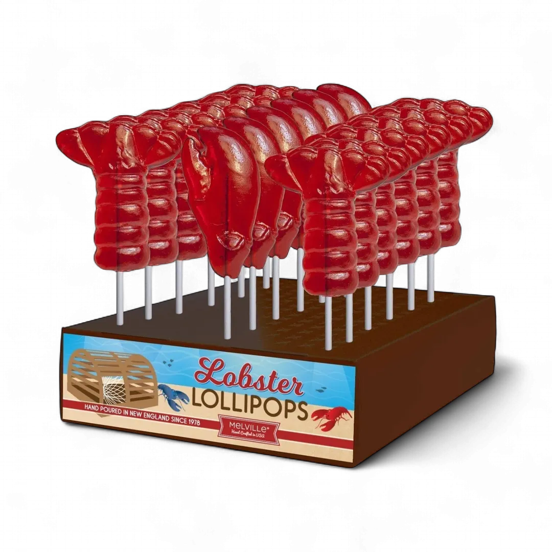 Lobster Tail & Claw Lollipops