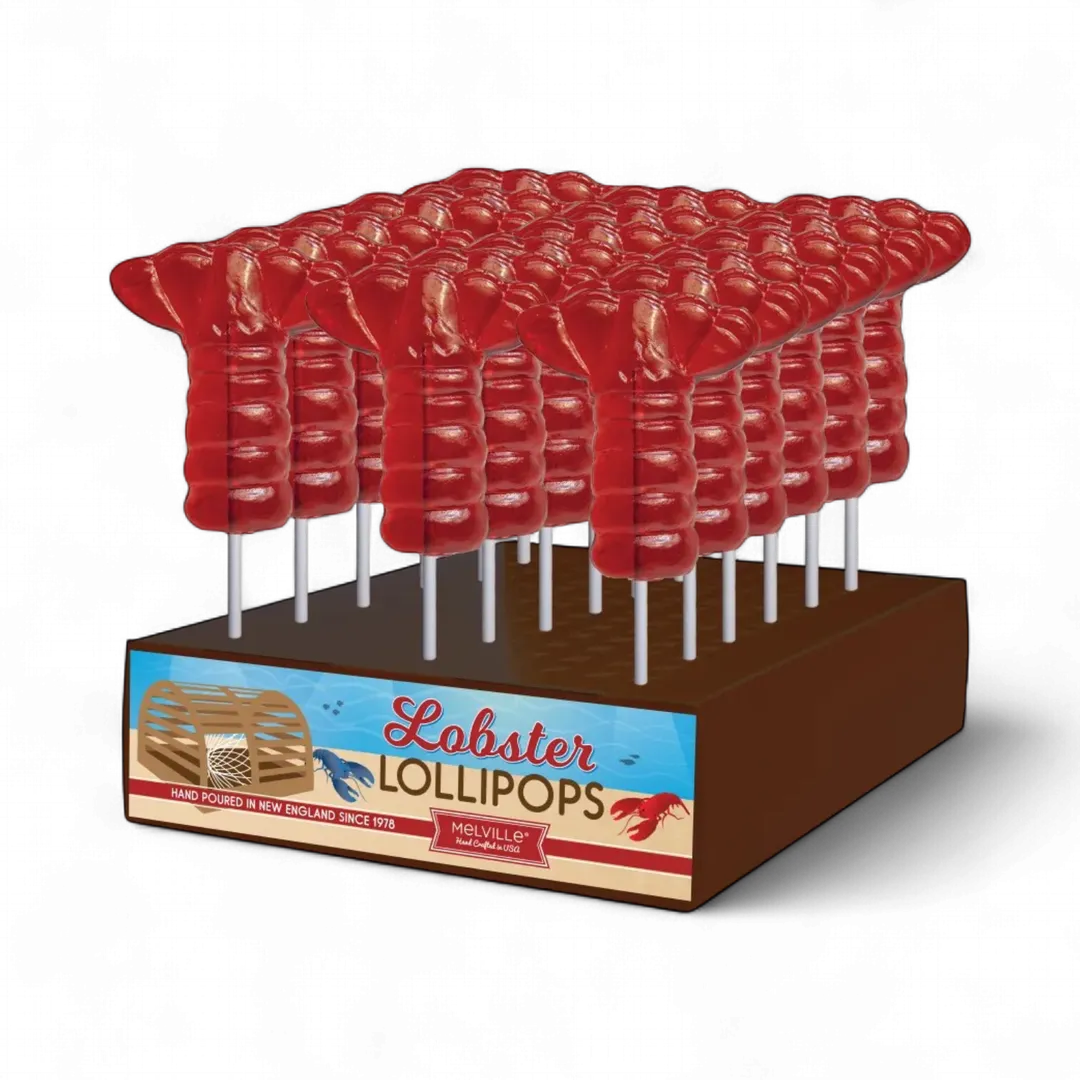 Lobster Tail Lollipops