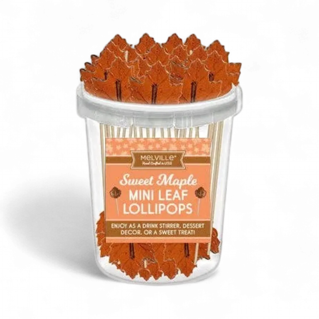 Mini Maple Leaf Lollipops