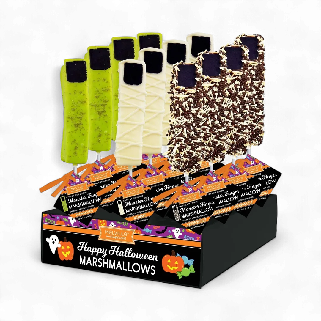 Monster Finger Marshmallow Pops - Assorted