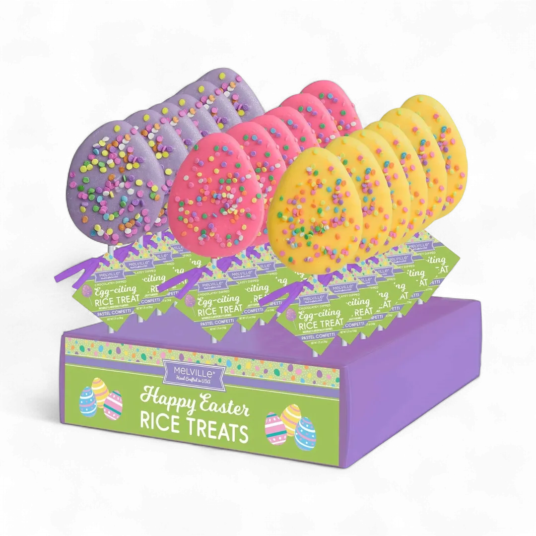 Pastel Confetti Easter Rice Treats - Assorted Colors