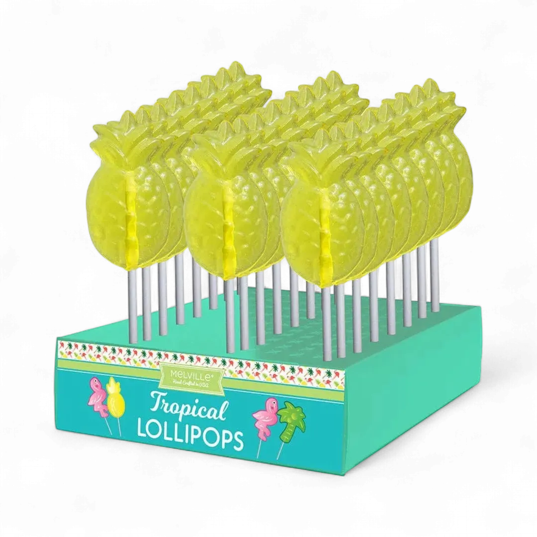 Pineapple Lollipops