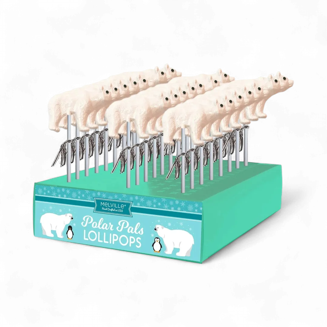 Polar Bear Lollipops