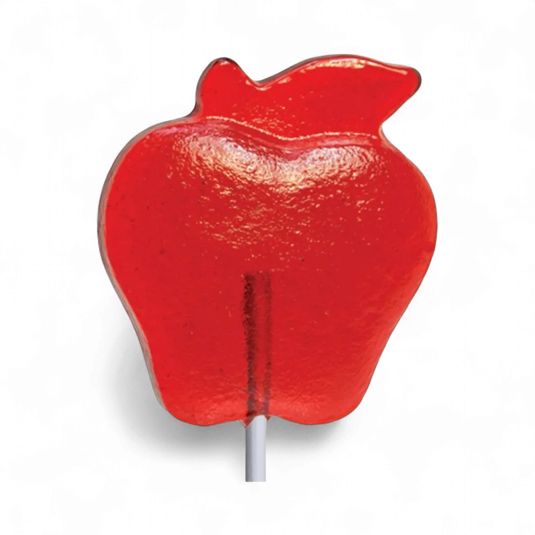 Red Apple Lollipops