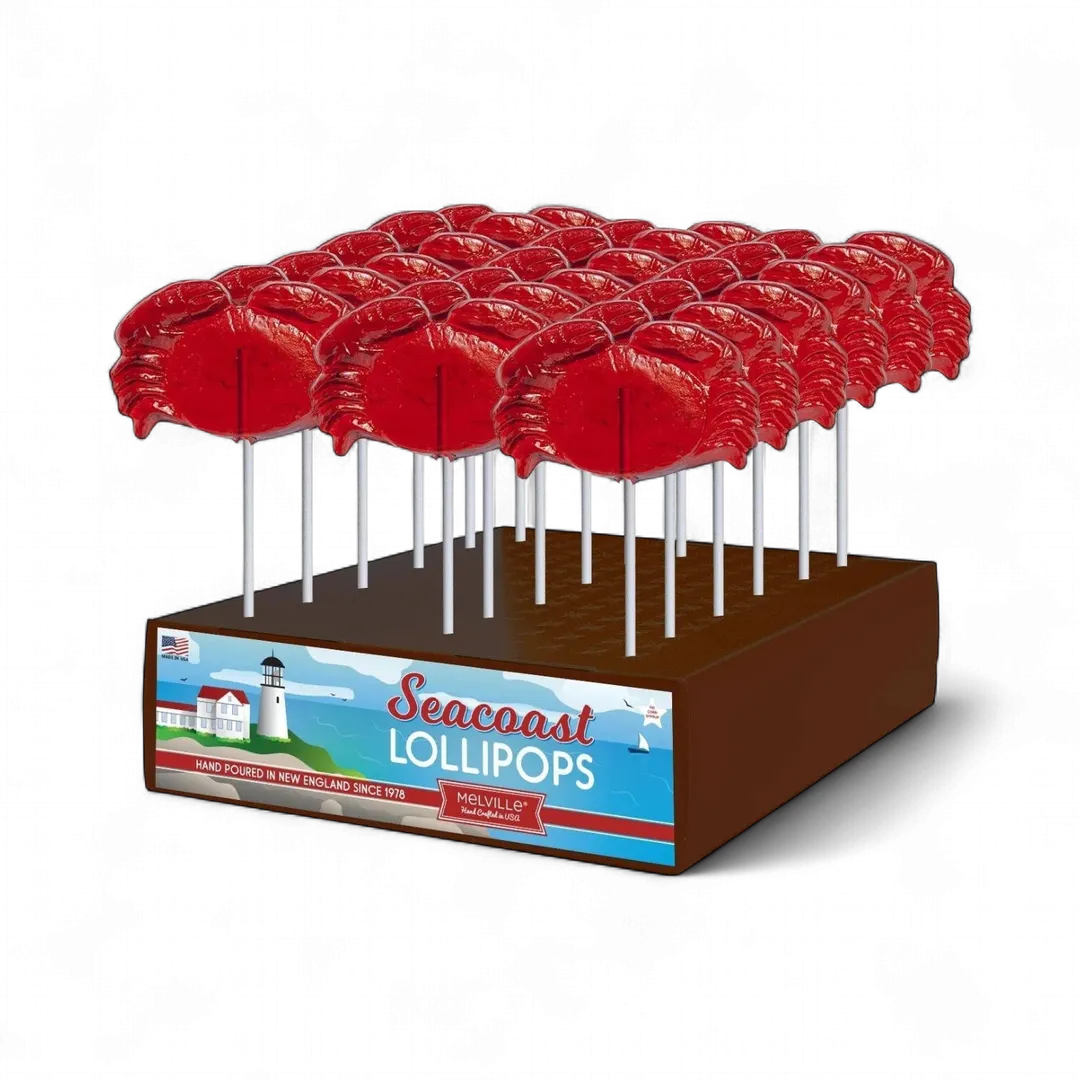 Red Crab Lollipops