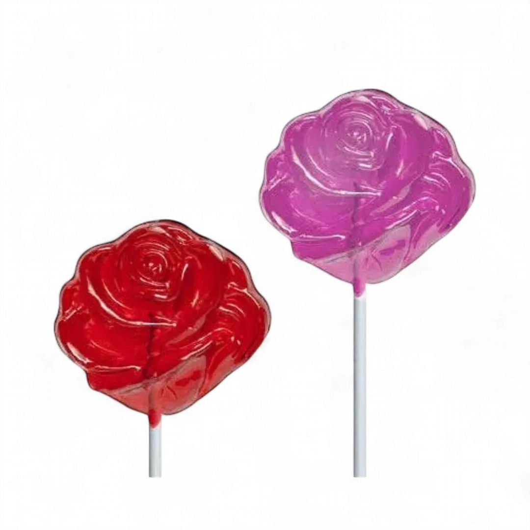 Rose Lollipops