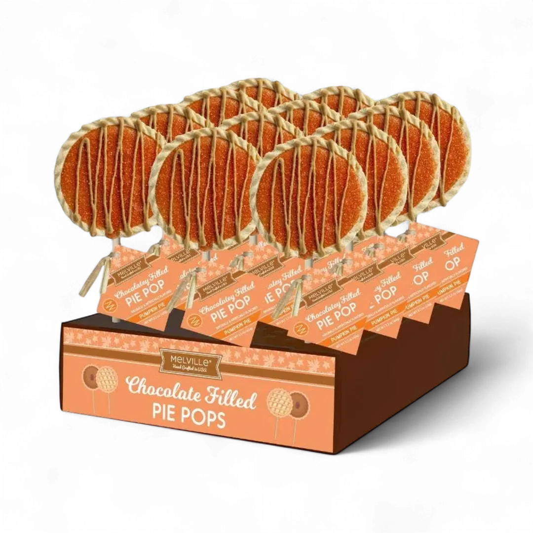 Salted Caramel Pumpkin Pie Pops