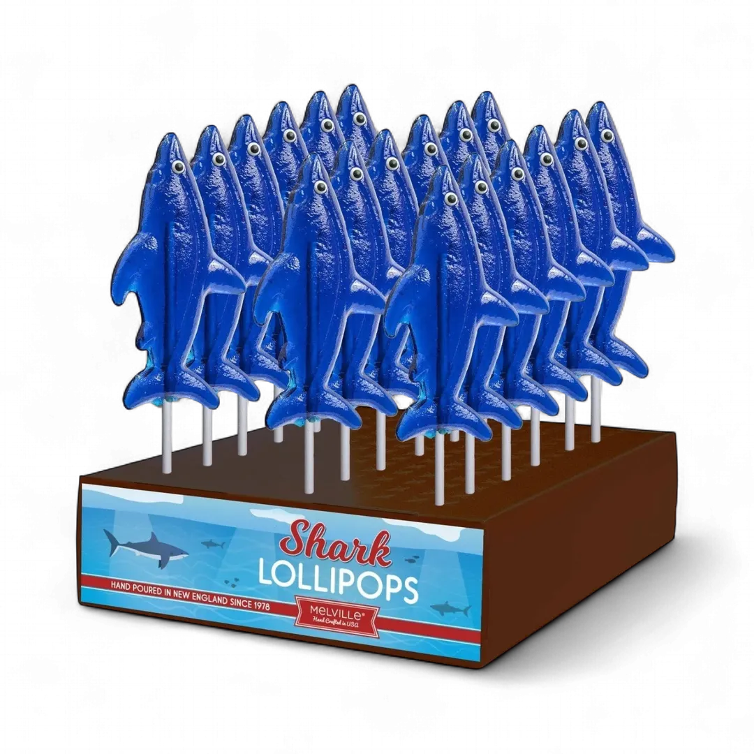Shark Lollipops