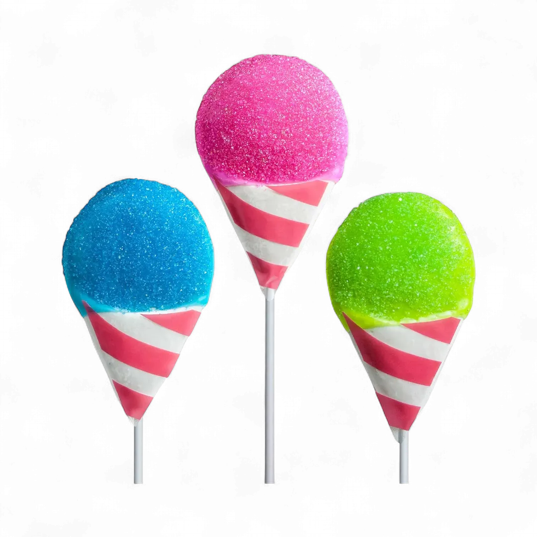 Snow Cone Lollipops - Assorted