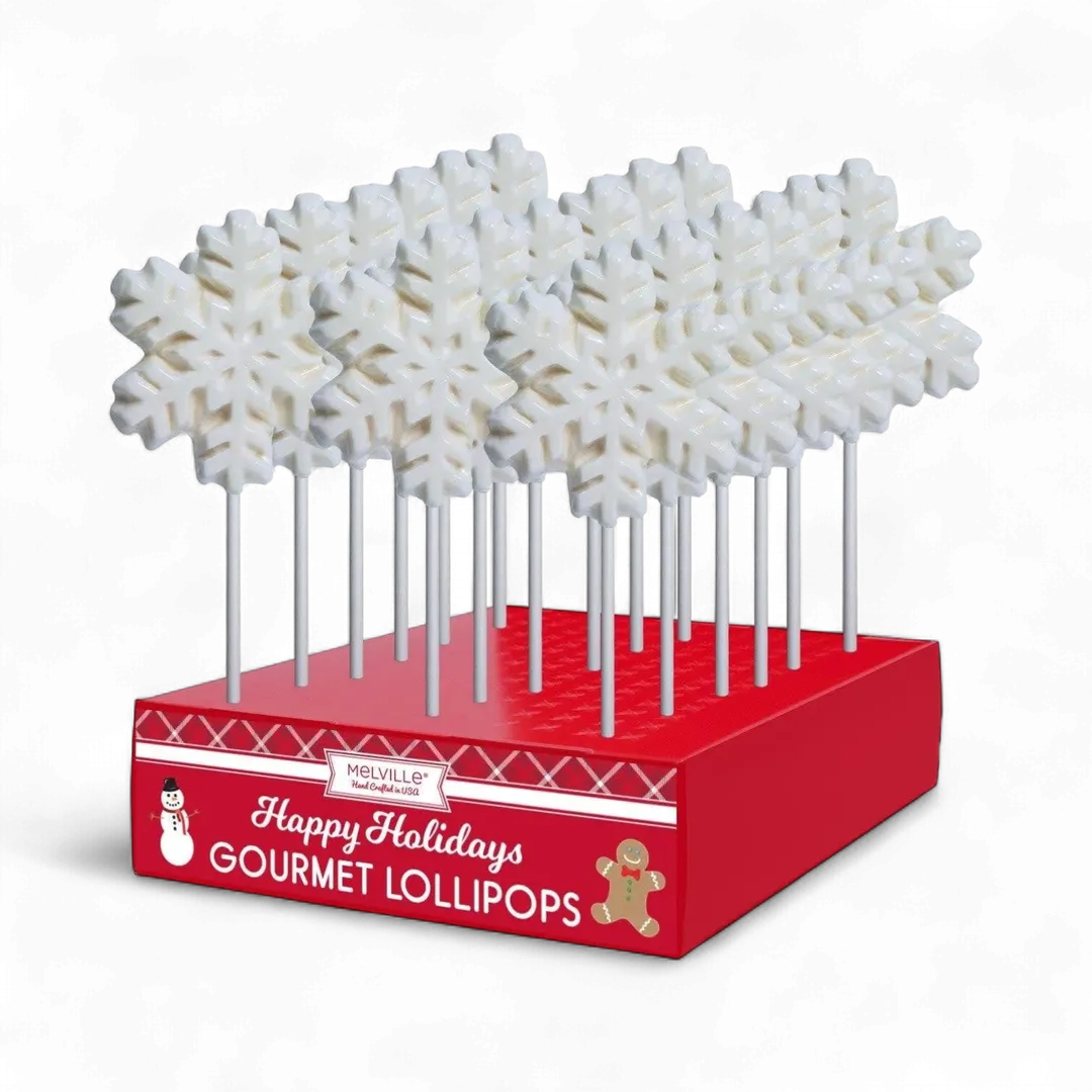 Snowflake Lollipops