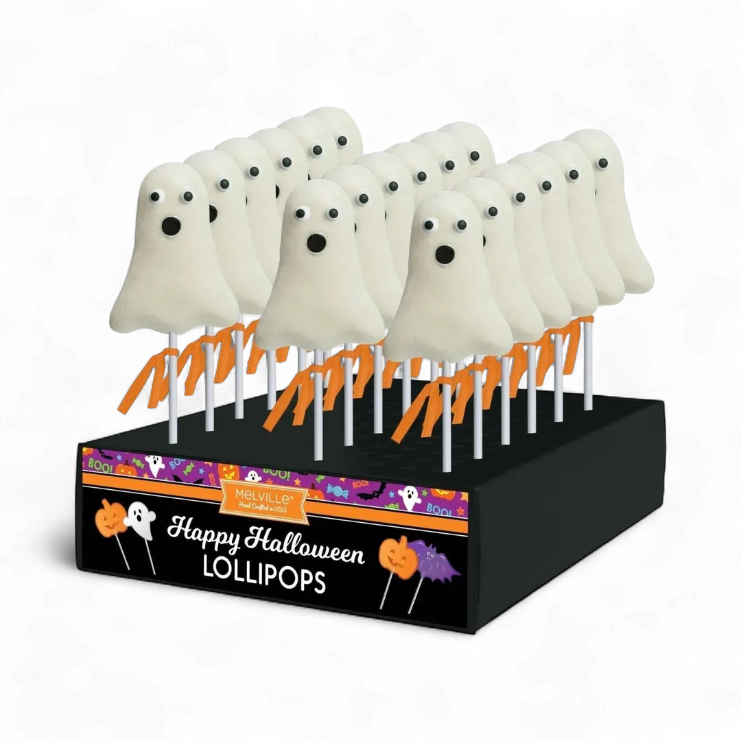 Spooky Ghost Lollipops