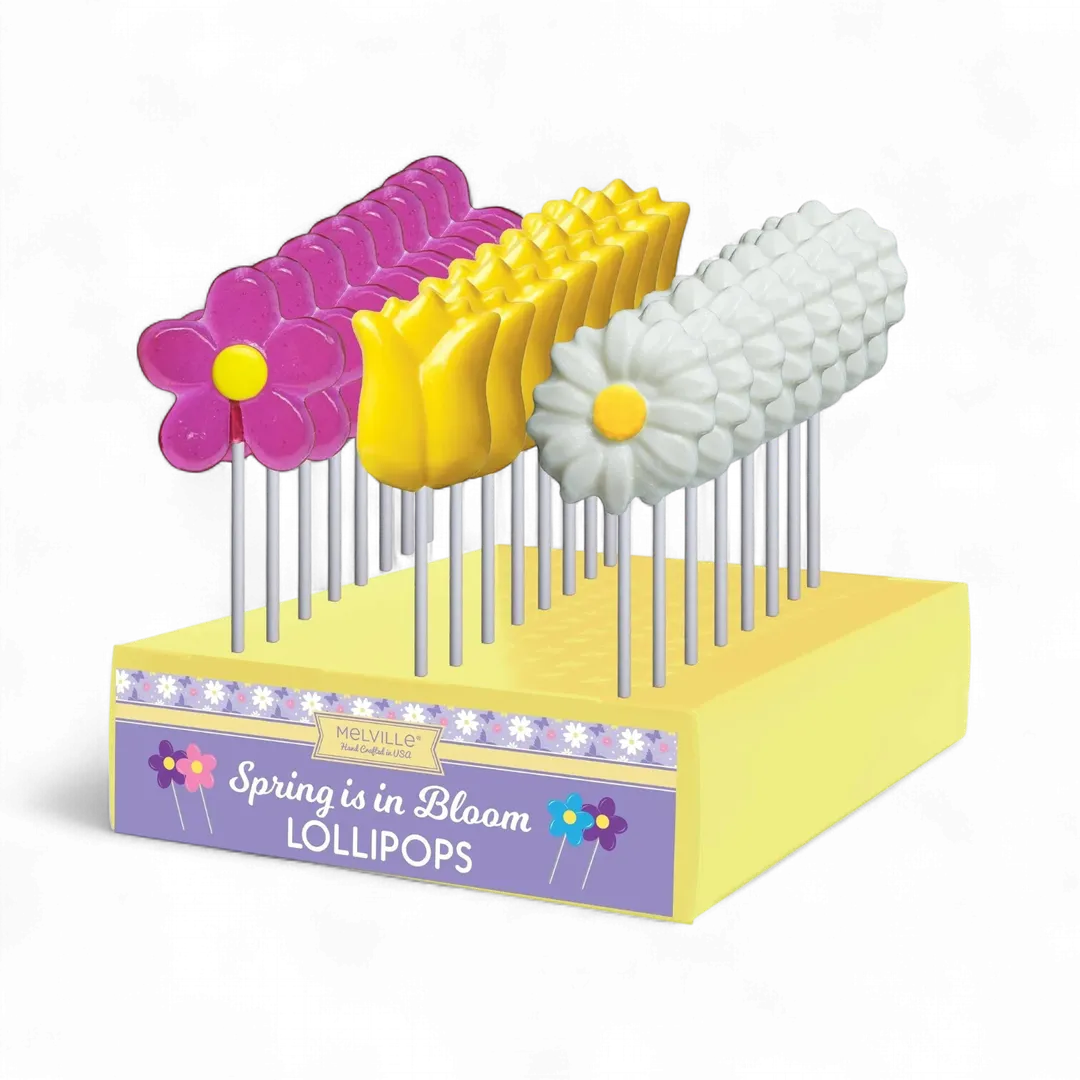 Spring Flowers Lollipops - Assorted