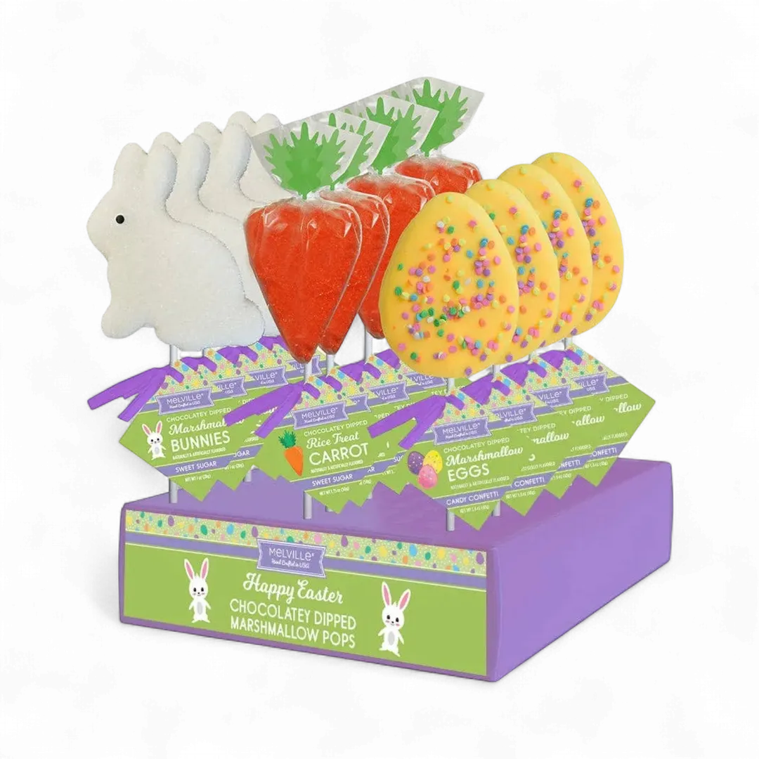 Spring Marshmallow Pops - Assorted