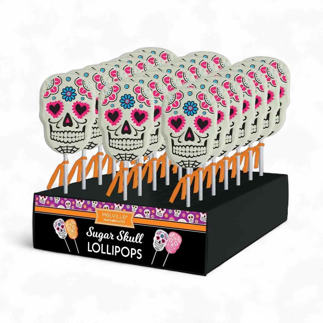 Sugar Skull Lollipops