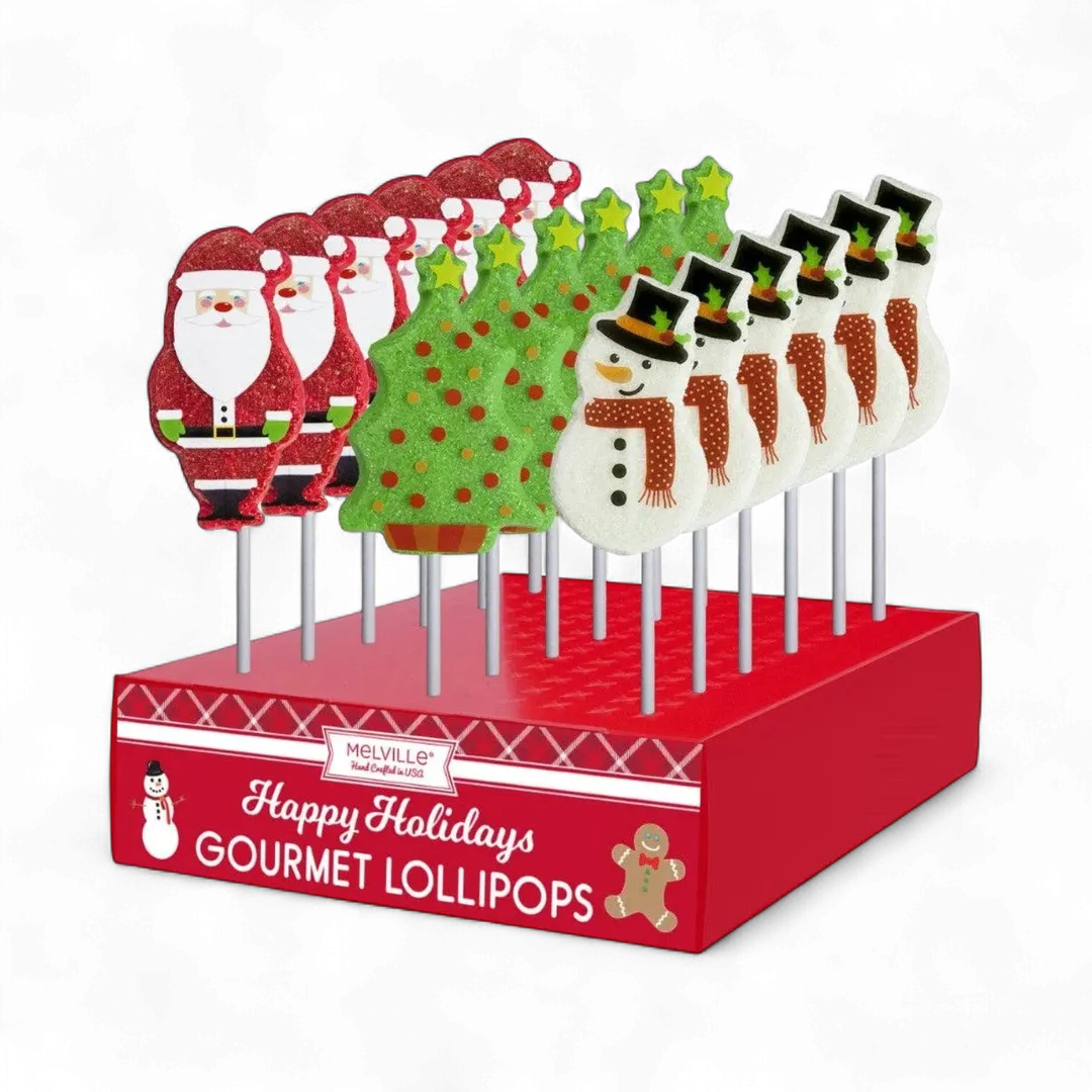 Sweet Holiday Lollipops - Assorted