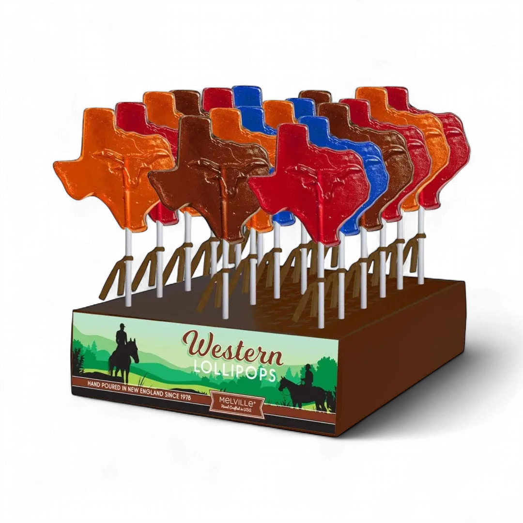 Texas Longhorn Lollipops - Assorted